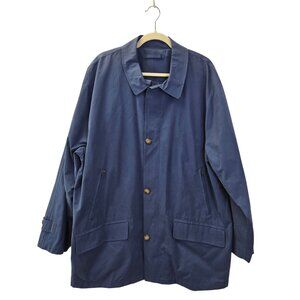 Talbots Men's Wind & Water Resistant Trench Jacket Size XL